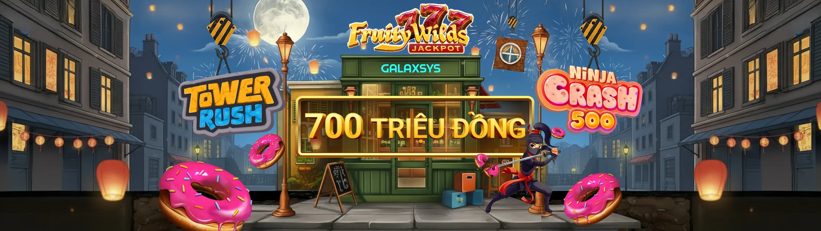 Trò chơi Slot tại Zom Nhà Cái với biểu tượng jackpot lớn và hiệu ứng ánh sáng xanh vàng hấp dẫn